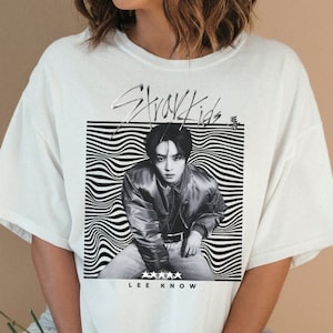 Lee Know Stray Kids Shirt, SKZ, 5 Star Tee, Unisex Wavy Kpop T-Shirt