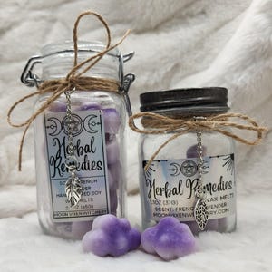 Herbal Remedies Wax Melts (French Lavender Scent) Hand-Poured with Love