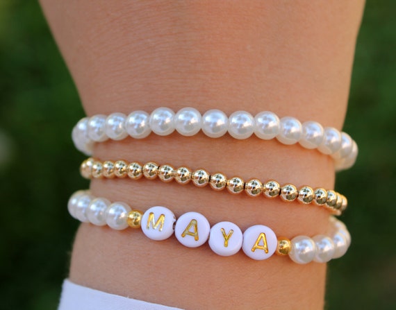 custom pearl bracelet
