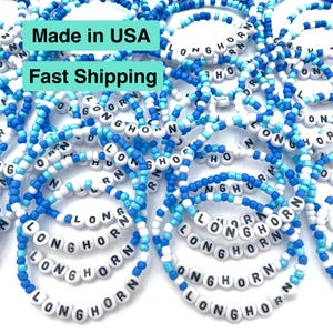 25-50-100-200-500 Custom Name Bracelets, Team Color Bracelet, Personalized Custom Bracelets for Bulk Orders, Bulk Orders for School Teams