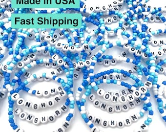 25-50-100-200-500 Custom Name Bracelets, Team Color Bracelet, Personalized Custom Bracelets for Bulk Orders, Bulk Orders for School Teams