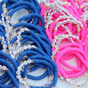 25,50,100,200 Bulk Team Bracelet, Friendship Bracelets, Personalized Bracelets, Name Bracelets, Beaded bracelets, Bulk frienship bracelets