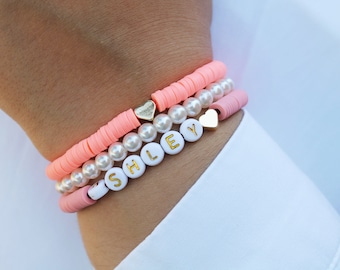 14k personalized name bracelet for women, custom name bracelet, word bracelet, initial bracelet, friendship bracelet, mama bracelet, easter