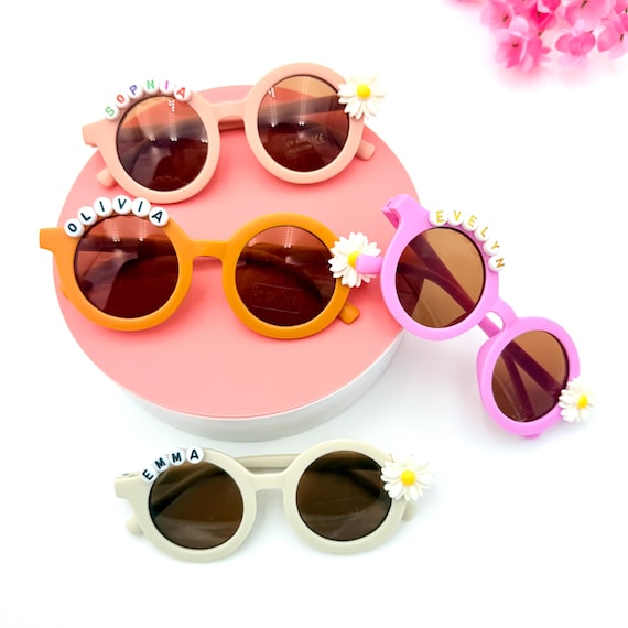 Custom Name Kids Sunglasses, Personalized Baby Toddler