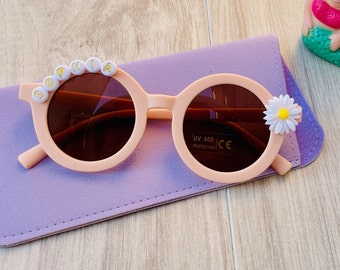 Toddler Sunglasses, Daisy Flower Sunglasses, Sunglasses for Girls, Cute Kids Sunglasses, Baby girl gift, Easter Gift, Gift for her