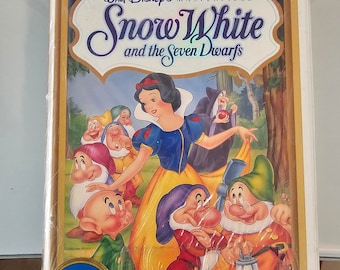 Snow White and the Seven Dwarfs VHS 1524 - Original Packaging