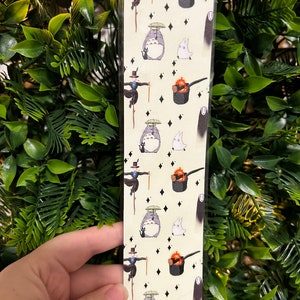 Studio Ghibli themed bookmark, large small, laminated, books and gifts