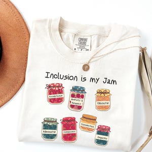 Inclusion Is My Jam Shir, Neurodiversity Tee, Autism Teacher, Special Education Teacher Autism Awareness, Inclusion Teacher, Inclusion Shirt