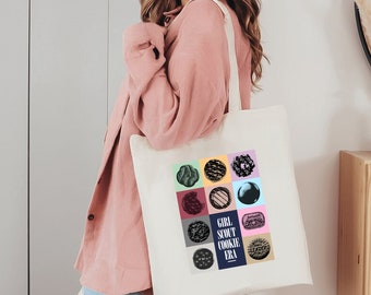 Girl Scout Cookie Era Tote Bag, In My Cookie Era Tote Bag, Troop Tote Bag, LBB Version Bag, Perfect Cookie Seller Gift, Fun Girl Scout Troop