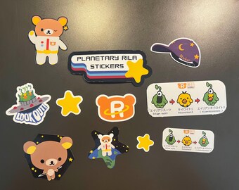 Planetary Rila Stickers