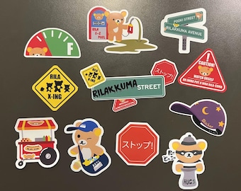 Rilakkuma Sign Stickers