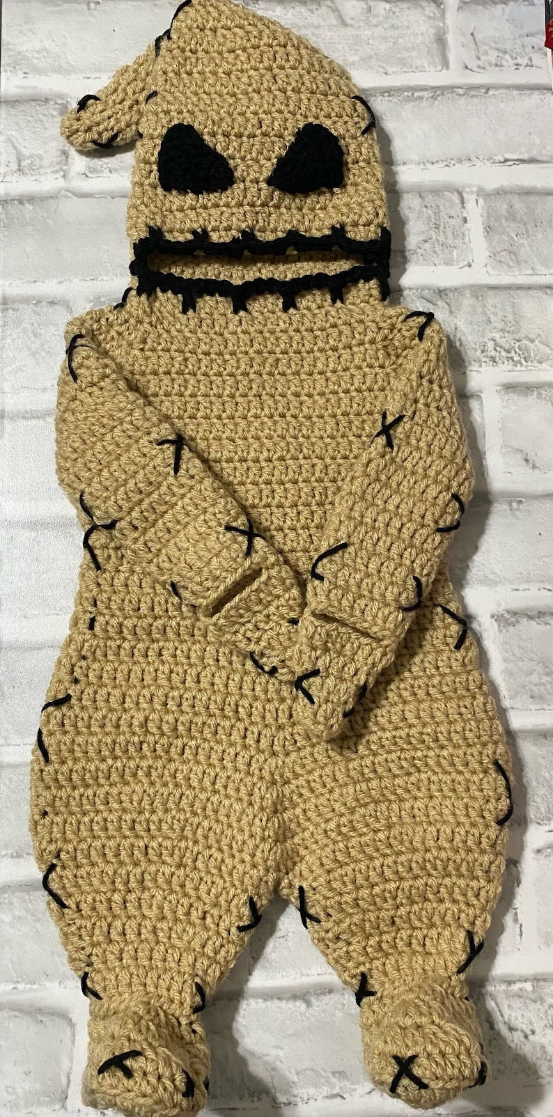 Oogie Boogie Crochet Baby Outfit Etsy