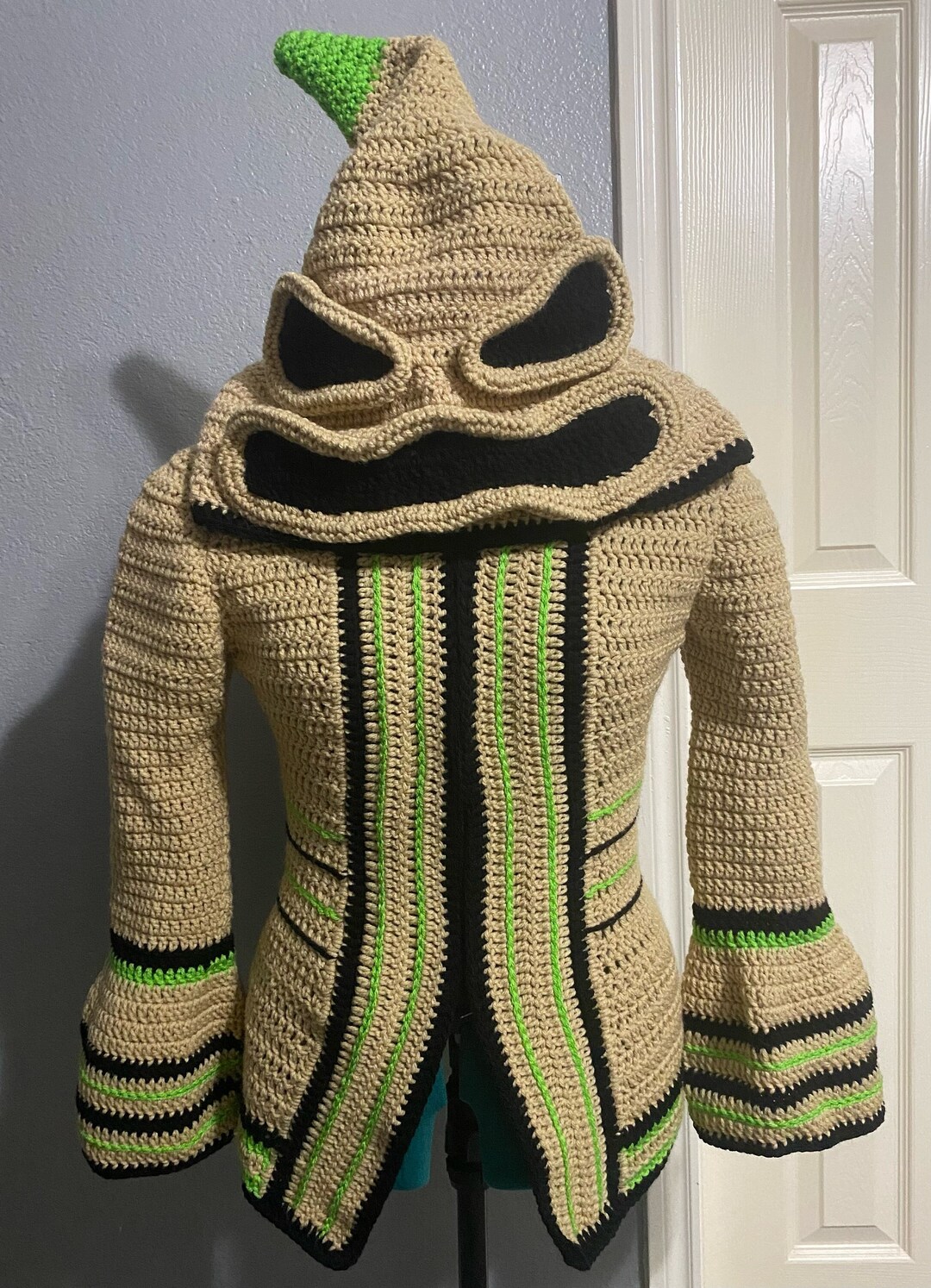 Crochet Oogie Boogie Jacket Etsy