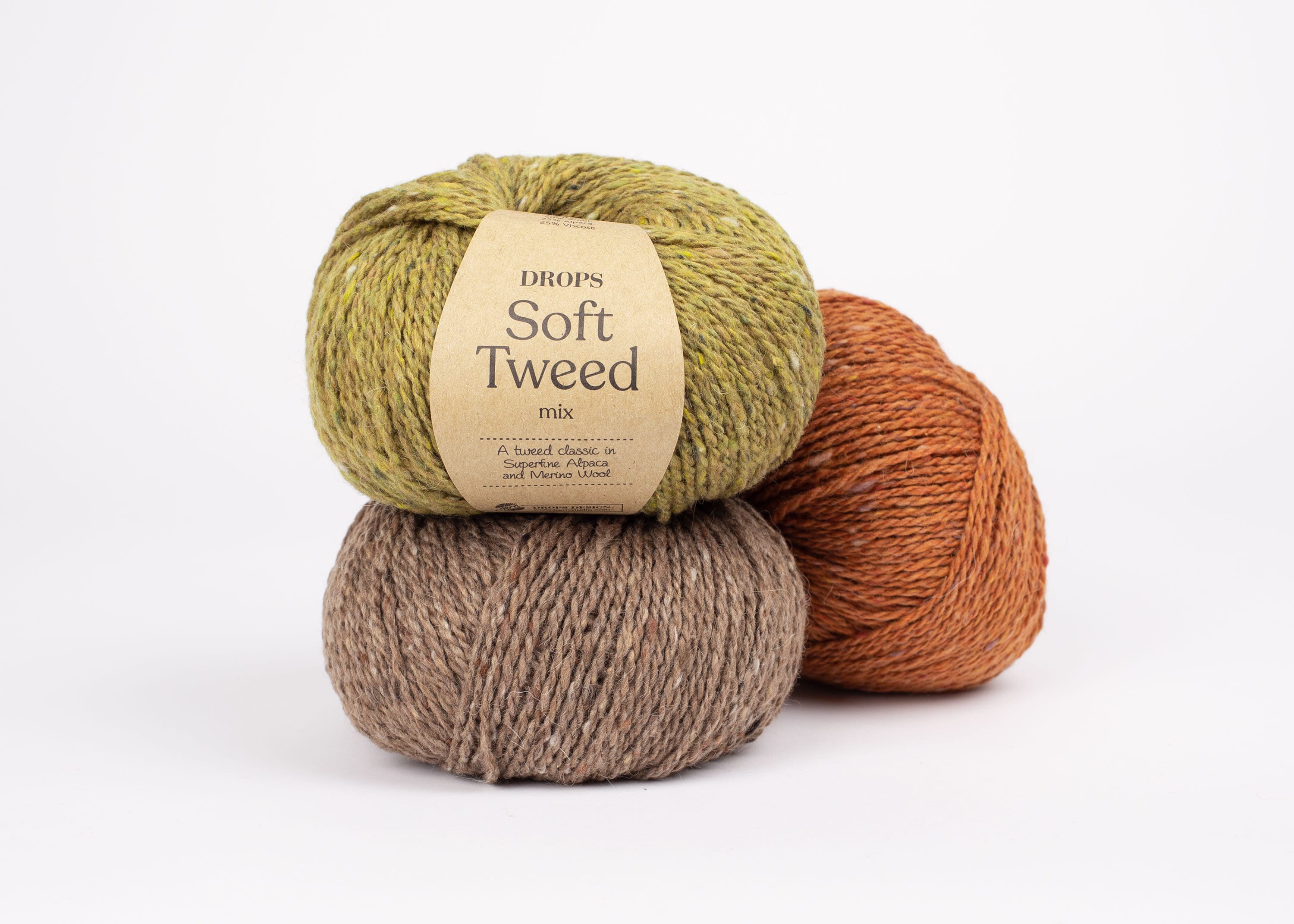 Lot De 10 Pelotes Rowan Felted Tweed Sport - Alpaga Mérinos Ombre 024 - Fil à Tricoter Italie