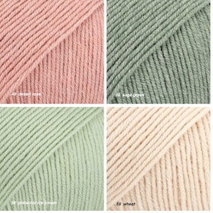 Baby Merino Wool Yarn, Extra Fine Softness (Superwash, 50g Skein) image 4