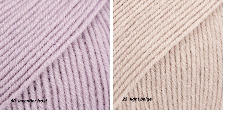 Baby Merino Wool Yarn, Extra Fine Softness (Superwash, 50g Skein) image 6