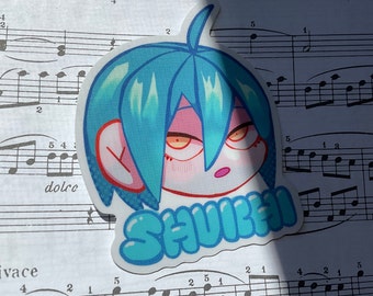 Adesivo con testa di Shuichi Saihara Chibi
