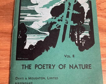 La poesía de la naturaleza, publicado en 1934, Birmingham, Inglaterra