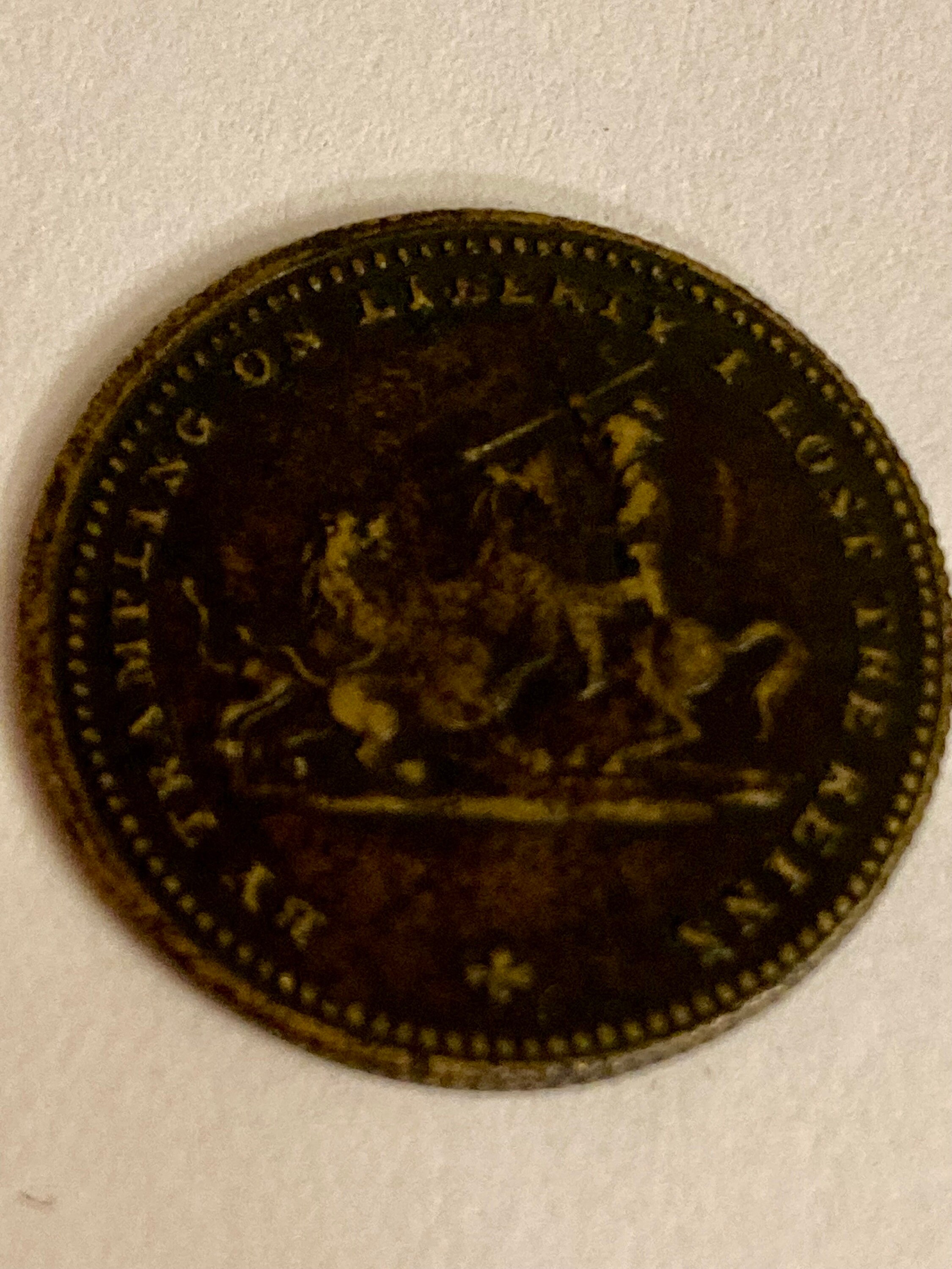 Antique Coin/token From England: William IV Crowned 1831 by