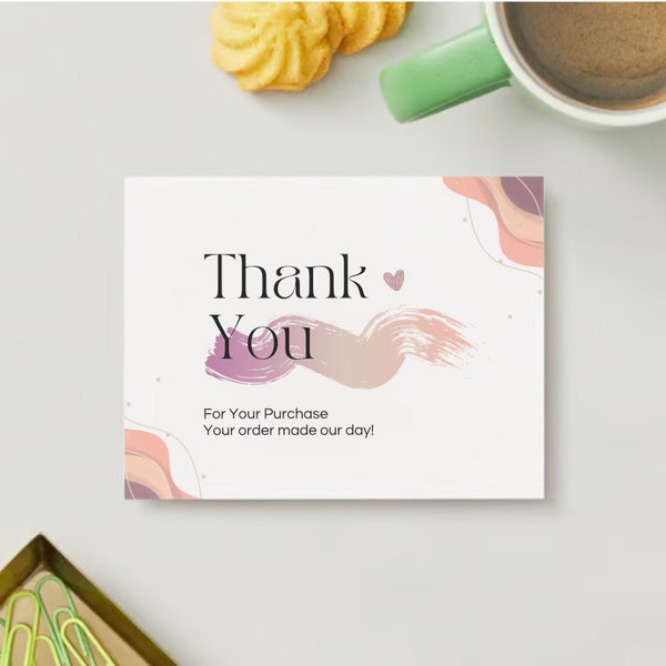 Aesthetic Thank You Card Digital Download!