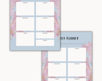 Printable Weekly Planner - Instant Download - Etsy