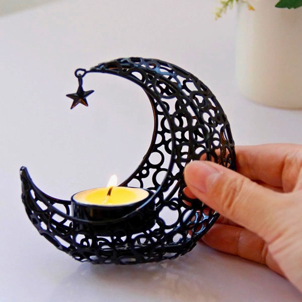 Eid Mubarak | Islamic Decor Table | Tea Light | Party Decor | Oriental Decor | Candle Holder | Ramadan Gift