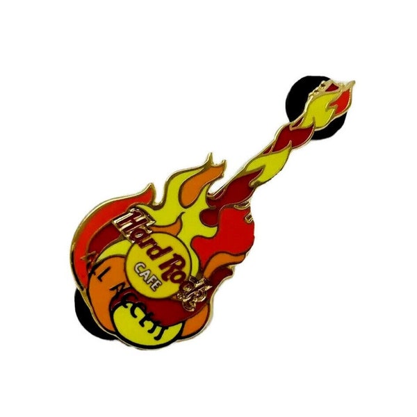 All Access Flame Pinback Pin Collectible Hard Rock Cafe New in Bag