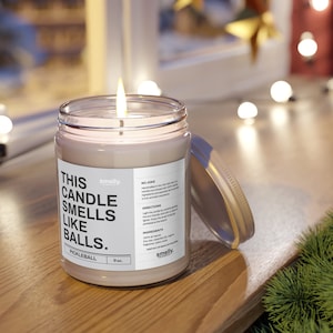 Pickleball Candle: Beach Breeze Scented Soy Wax Candle
