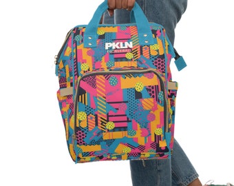PKLN "Saved by the Ball" Multifunctional Pickleball Backpack, Bag for Pickleballer