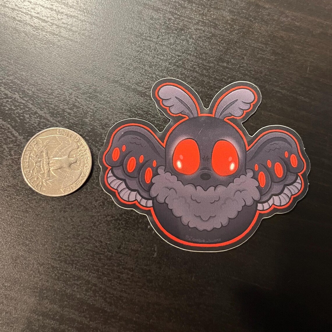 Squishy Mothman | Cryptid | 3x2 | Sticker - Etsy