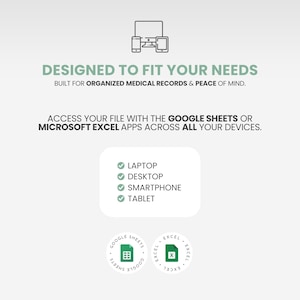 Digital Medical Organizer Doctor Appointment Tracker Medication Log Doctor Visit Record Template Family Medical History Wellness Tracker image 6