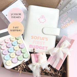 Kids Financial Literacy Gift Box Kids Savings Planner Preschool Gift Basket First Budget Kit