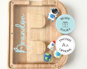 Personalized Kids Piggy Bank Custom Name Gift Baby Shower Gift Toddler Birthday Gift Unique Keepsake Money Box Nursery Decor Idea