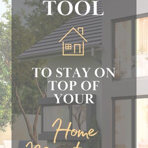 Home Cleaning Checklist Home Management Planner Real Estate Monthly Checklist