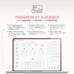 Macro Meal Planner Google Sheets Calorie Calculator Macro Tracker Weight Loss Tracker Grocery List Template Recipe Journal Calorie Deficit image 11
