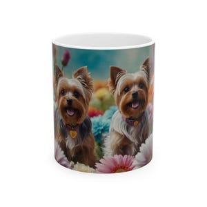 Yorkshire Terrier Becher für Hundeliebhaber, lustiges Yorkie Geschenk, süße Kaffeetasse für Yorkie Mama oder Papa, Yorkie Besitzer Geburtstagsgeschenk