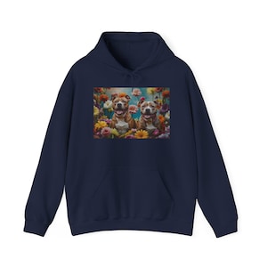 Staffordshire Terrier Hoodie, Bold Staffie Dog Lover Sweatshirt for Staffy Moms or Dads, Funny Gift for Staffordshire Obsessed Humans