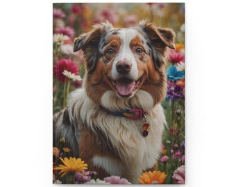 Australian Shepherd Notebook, Aussie Dog Writing Journal, Gift for Australian Shepherd Owners, Dog Lover Notebook
