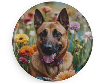 Belgian Malinois Magnet, Cute Malinois Dog Fridge Magnet, Gift for Belgian Malinois Lovers, Dog Lover Kitchen Decor