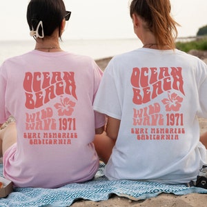 Ocean Beach Summer Shirt, Beach Tshirt, Oversized summer tee, Preppy Clothes, Sunshine State of Mind, Vsco Shirt, Trendy Beach Clothes