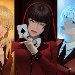 Grußkarte for Sale mit Midari, Anime Kakegurui von The fandom