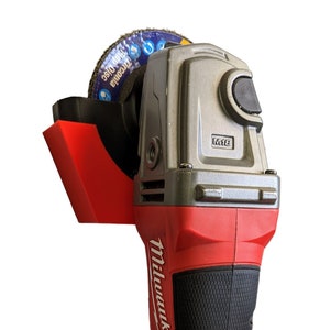 wall mount bracket for Milwaukee M18 Fuel 4.5&quot; angle grinder - garage or shop organization and secure storage