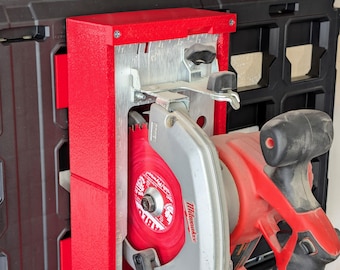 Milwaukee M18 6.5" Circular Saw Packout Mount: 3D Printed Garage Storage