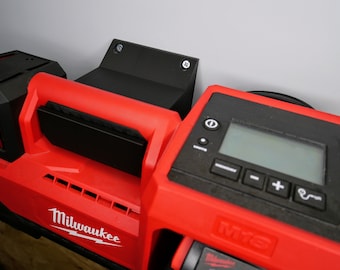 wall mount bracket for Milwaukee M18 Cordless Tire Inflator 2848-20 - organization and secure storage