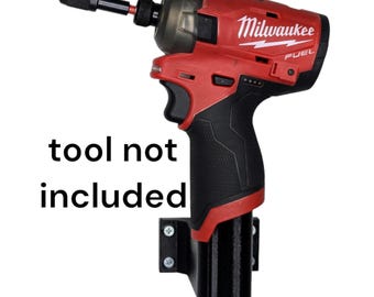 Milwaukee M12 Tool Mount: 3D Printed PETG Wall Bracket