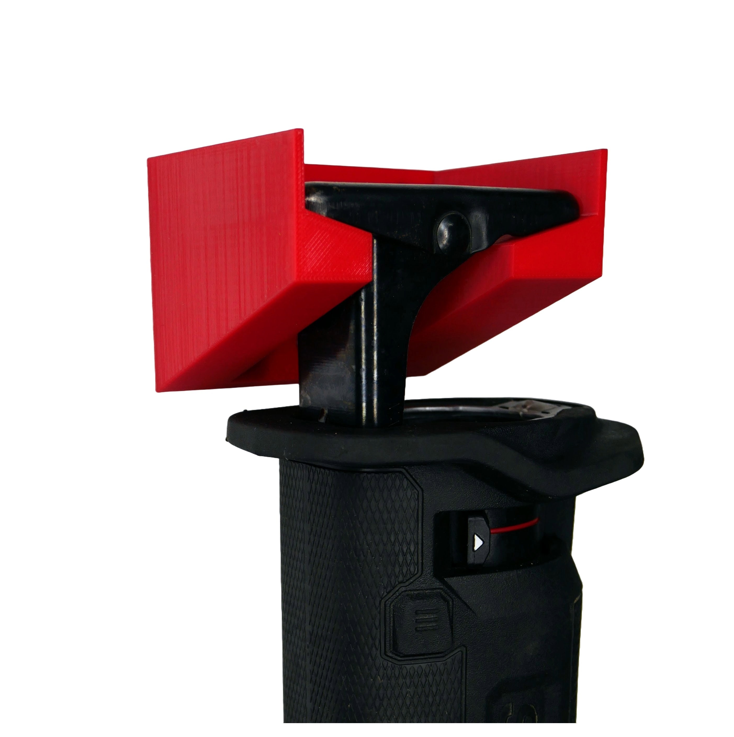 Wall mount bracket for Milwaukee Sawzall M18 Fuel 2821-20 or 2722-20 tool mount for organization and secure storage