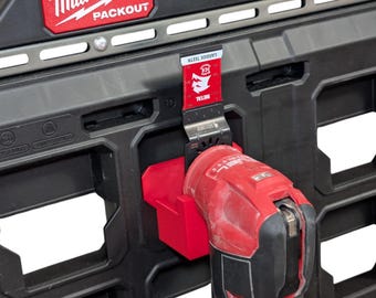 Packout wall mount bracket for Milwaukee M12 or M18 Oscillating Multi-Tool