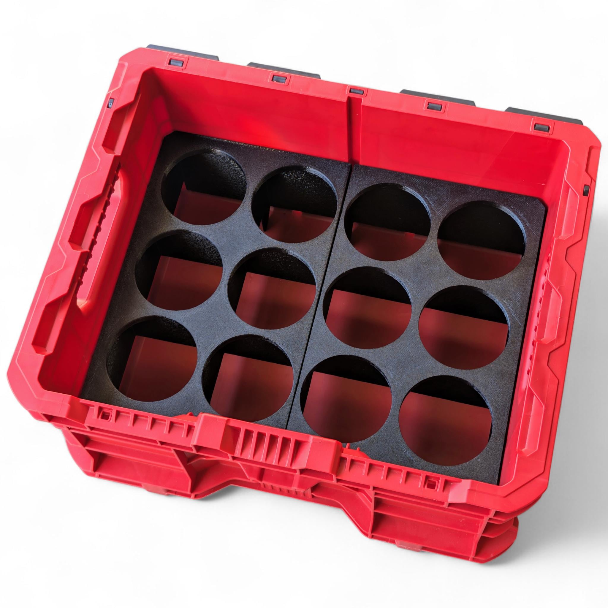 Milwaukee Packout Crate Spray Bottle Holder Insert for Detailers