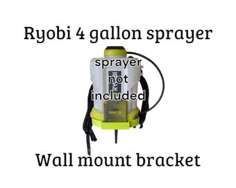 Ryobi 4-Gallon Sprayer Wall Mount: Garage Storage Bracket