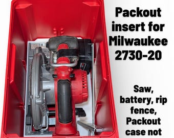 Packout Ammo Can Insert: M18 FUEL Circular Saw 2730-20 Organizer